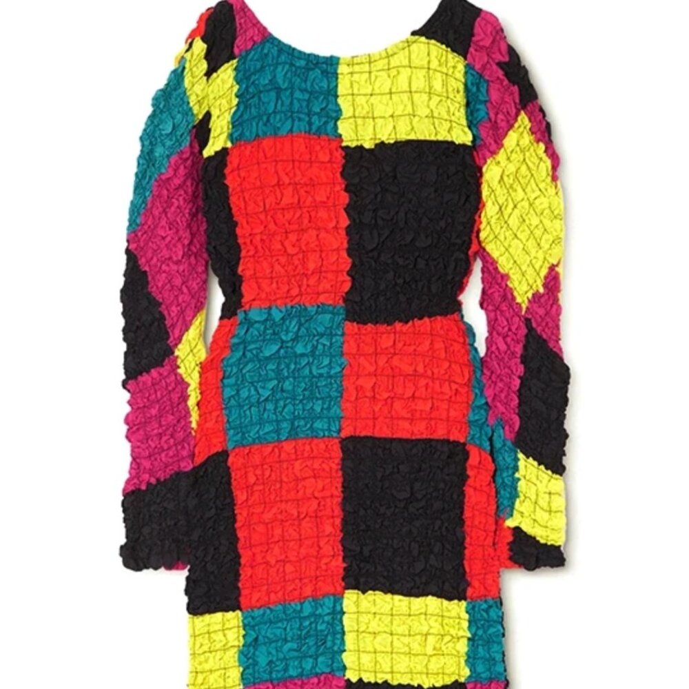 MARA HOFFMAN Kassia checked TENCEL™ Modal-cloqué Midi Dress